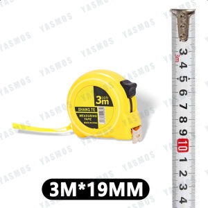3M To 5M Steel Tape Measure / Meter Tape Yellow Heavy Duty & Standard