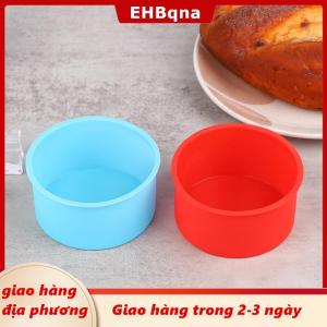 [COD] EHBqna 3PF Ship within 24 hours 1 cái 4 inch Silicone mini bánh khuôn tròn nướng chảo tự làm không dính Silicone nướng khuôn bakeware Pan tái sử dụng bánh chảo