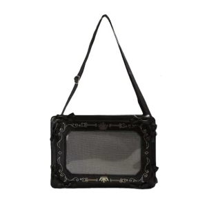 Transparent Messenger Bag Fashion Ita Bag Shoulder Crossbody Bag Anime Display Satchel Handbag for Women Girls Gifts