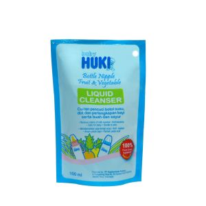 BABY HUKI Bottle & Nipple Liquid Cleanser Fruit & Vegetable | Pembersih Botol Dot Bayi