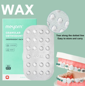 66Pcs/Box Dental Orthodontic Wax - Food Grade Soft & Safe for Braces Discomfort Relief