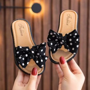 Sandal Wanita Pita Polkadot SP16 Sandal Slop Cute Korea Import Real Pict