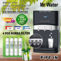 Penapis Air Ice Maker Hot & Cold Water Dispenser FO-1818 ICE MAKING PURIFIER - 4 Stages HALAL Filter. 