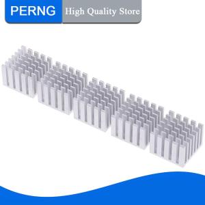 [PERNG] Tehe 5 chiếc Phụ Kiện Làm mát 20x20x15mm tản nhiệt tự làm Chip GPU CPU tản nhiệt bằng nhôm