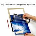 A4 Magnetic Display Board Photo Wall Stick Frame Certificate Magnetic Frame Office Self Adhesive Adhesive Wall Frame Gambar. 
