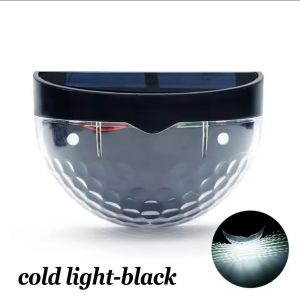 Waterproof Fence Wash Lighting and Shadow Small Night Lawn Outdoor Semi Circle Solar Wall Light