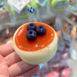 Blueberry Soufflé Slime Kit Scented Clear Glue Slime with Charms for Kids & Stress Relief