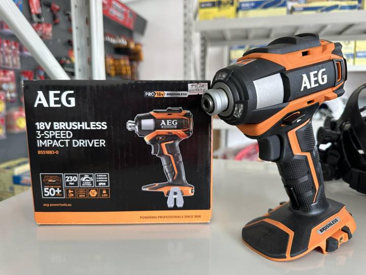 AEG BSS 18B3-0 BRUSHLESS 3-Speed Impact Driver Without Battery and Charger  Lazada PH