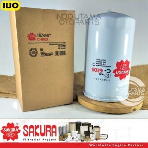 Filter Oli Fuso Fighter FN62 16D16T FK415 Saringan Oli SAKURA C-6105