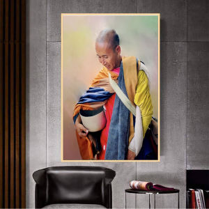 Tranh THẦY THÍCH MINH TUỆ 2024 - Tranh ĐỂ BÀN (II) - Chất liệu laminate tráng gương Gió Decor