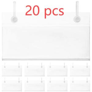 20 pcs Label Harga Tempel Label Price Tag Tempat Label Harga Akrilik Harga Price Tag Minimarket Label Harga Gantung tempat label harga