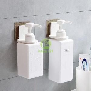 ที่แขวนขวดแชมพู ที่เก็บขวดแชมพู แบบหัวปั๊ม ไม่ต้องเจาะรู ติดแน่น kk kk99.