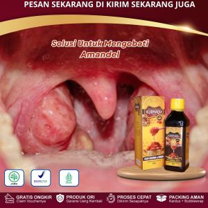 Obat Amandel Amandel Anak dan Dewasa Radang Tenggorokan Susah Nelan Sakit Saat Menelan Bau Mulut Tonsil Akut Panas Dalam Atasi Dengan Kurmaqu GMJ