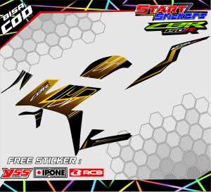 STRIPING VARIASI HONDA CBR 150R / STICKER LIST VARIASI MOTOR CBR 150 R