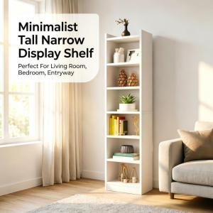 Bookshelf Floor Storage Rack Simple Household Multi-Layer Living Room Cabinet Locker Wall Storage Narrow Gap Small Bookcase