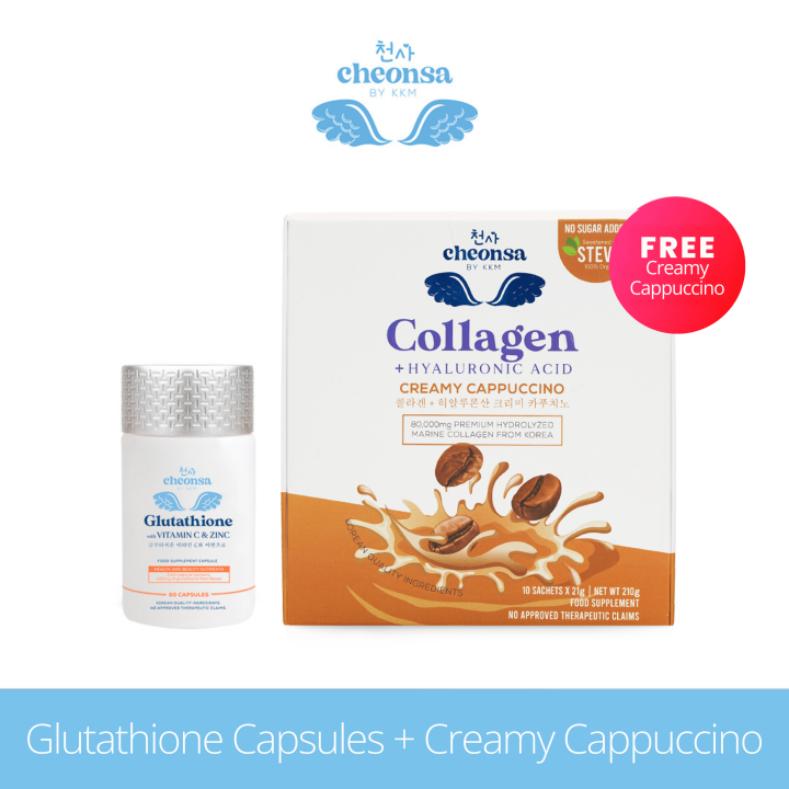 cheonsa glutathione Glow from the inside out! , Say hello to by KKM now with Vitamin C + Zinc for that added immunity boost and radiant skin support! , Brightens skin naturally, Helps Cheonsa Glutathione | TikTok