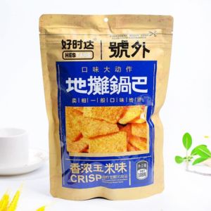 好时达地摊锅巴 酥脆可口网红小零嘴办公室追剧休闲零食【豪横高辣味/撩人烧烤味/香浓玉米味】108G   HESTARS HAOSHIDA RICE CRACKER CASUAL SNACKS【SPICY/BBQ/CORN】108G