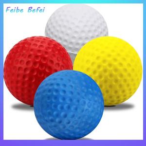 [Feibe Befei] 5Pcs PU Foam Solid Sponge Soft Golf Balls For Indoor Golf Practice Ball 4.27cm 1.68inch Childrens Toys Golf Accessories