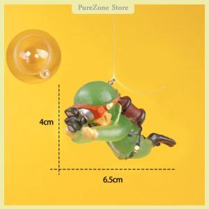[PureZone] Luminous Green Mini Diver Kawaii Simulated Floating Frogman for Aquarium Ornaments Fish Tank Decoration Aquarium Accessories