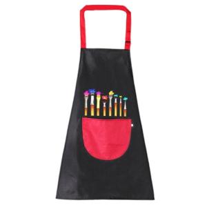 Trẻ Em Tạp dề học vẽ Với túi trước Có Thể Điều Chỉnh Cổ Và dây đeo thắt lưng Không Tay Toddler áo khoác ngoài để vẽ mỹ thuật Cho nấu nướng bánh