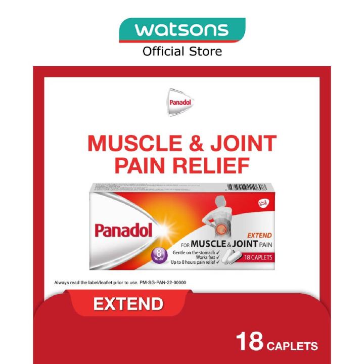 PANADOL Extend Muscle & Joint Caplet (Pain Relief + Gentle on Stomach