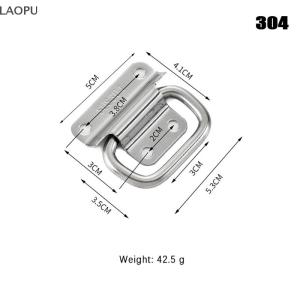 🎉【Low price】🎉LAOPU Cabinet Flight Case Solid Furniture Hardware Folding Handle For Tool Box Stainless Steel Drawer Wardrobe Easy Install