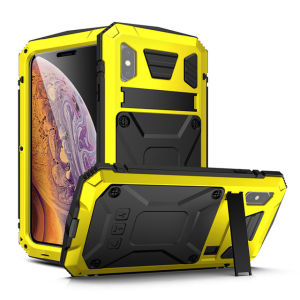 Full-Body Rugged Armor Shockproof Protective Case for Samsung Galaxy S25 FE S24 Ultra S23 Pro S22 S21 Plus S20 Note 20 Ultra Kickstand Aluminum Metal Cover