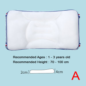 EZYLITTLES Children Neck Support Comfort Pillow for 1-8 Years old Baby Kids Sleeping Cotton Head Pillow Soft Cool Sleep