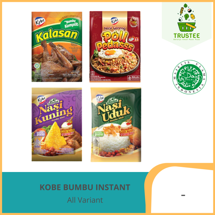 Kobe Bumbu Aduk Nasi Instan sachet Halal