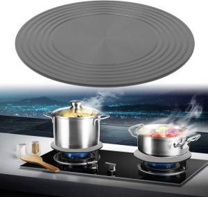 Heat Diffuser for Gas Stovetop Energy Saving Heat Conducting Plate Cookware Accessories Stove Diffuser for Pot Protection Round Fast Defrosting Tray Multifunctional Thawing Plate for Defrosting of Frozen Food