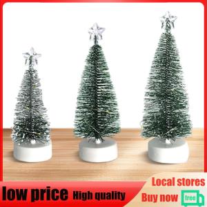 【New Arrival】 3 pcs Mini Christmas Trees LED Lights Christmas Decoration LED Christmas Tree Set for Christmas Decor
