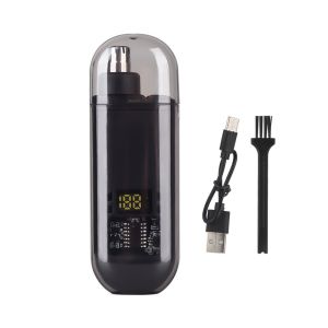 WILLOPI Portable Electric Nose Hair Trimmer Mini Painless Eyebrow Trimmer Mens Gift Rechargeable Nose Hair Remover Travel