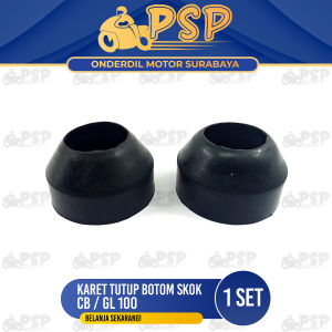 Karet Tutup Bottom Skok CB / GL (Harga Per Set Isi 2) - Rubber Seat Seal Siel Sil Debu Sok Shock