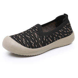 Free Shipping WomenS Spring New Fashion Breathable Versatile Non-Slip Wear-Resistant Round Toe Casual Slip-On Shoes