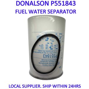P551843 FUEL FILTER FOR VOLVO [LOCAL SUPPLIER WARRANTY] FUEL WATER SEPARATOR  COMPATIBLE: FLEETGUARD FS19735 FORD 9576P555030 
