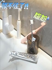 Toothbrush Holder Suction Cup Organizer For Razor Toothpaste Toothbrush Cup No Drilling Wall Mounted Free Glue Hanging