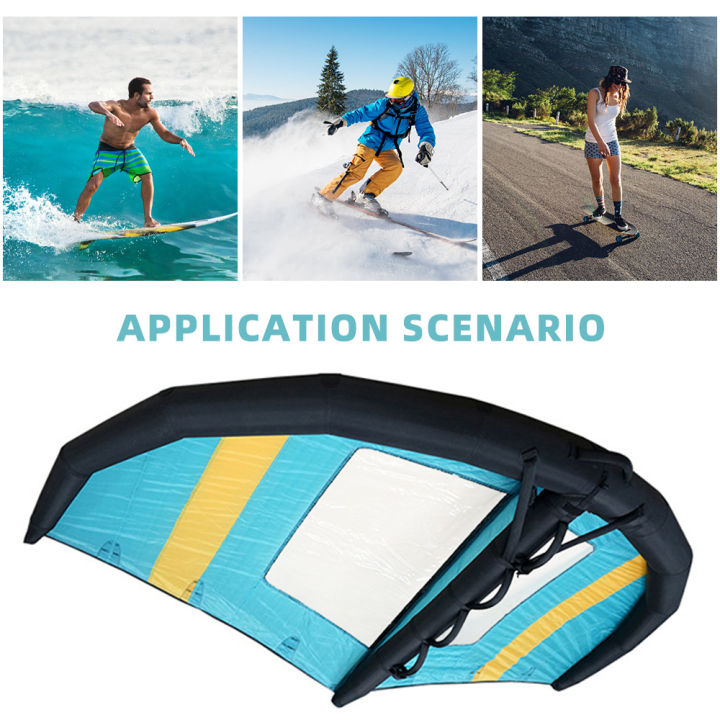 TwirlTide%20Portable%20Windsurfing%20Inflatable%20Wing%205?%20Handheld%20Wing%20Foil%20Kite%20Surfing%20Inflatable%20Wing%20with%20Window%20Blue%20-%20Image%203