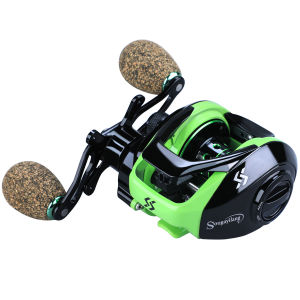 Sougayilang Fishing Reel Drag Power 17.6 LBS 7.2:1 Casting Reel Baitcasting Reel Grass Gear CNC Aluminum Spool Fishing Tackle Fishing Accessories