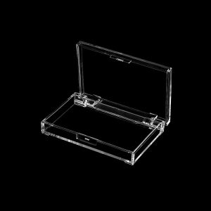 Nail Tips Display Box Clear Playing Card Box Plastic Badge Storage Box Personal Postcard Box