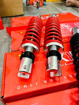 Phuộc x1r mẫu daytona wave dream AB lo xo đen lò xo đỏ nhún êm ái