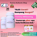 FEMINA WHITENING SUPPLEMENT ORIGINAL ISI 30 KAPSUL || KAPSUL PEMUTIH BADAN. 