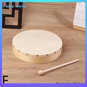 [Feibe Befei] Frame Drums 4 6 7 8 9 10 Inch Hand Drum Wood Drum With Drum Stick Set Musical Game Kids Educational Toy Percussion Instrument