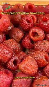 【✨Healthy Snack/ 0 Sugar 0 Additives】 buah hawthorn halal 空心山楂果 山楂干 Seedless Hollow Hawthorn Delight No Sugar Dried Fruit Treats 250g Individually Wrapped for Freshness