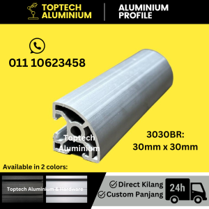 [Ready Stock] 3030BR / 4040BR Aluminium profile conveyor 3030 BR light duty custom length engineering commercial or DIY use aquarium rack table leg