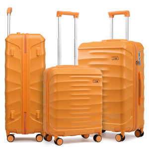 Sea Choice กระเป๋าเดินทางเปลือกแข็ง วัสดุ ABS พร้อมตัวล็อค TSA ซิป YKK กระเป๋าเดินทาง 20นิ้ว 24นิ้ว 28 นิ้ว กระเป๋าเดินทางน้ำหนักเบา ล้อคู่หมุนได้ 360° พร้อมระบบเบรก