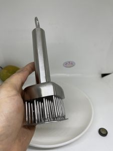 Dụng cụ xăm thịt inox 304 tròn Kacheeg & 316 vuông cao cấp Đức mềm thịt ngấm gia vị an toàn vệ sinh thực phẩm