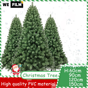 WEFILM Christmas Tree Artificial Pine Tree PVC Reusable Xmas Trees Green Stable Tripod Christmas Decor