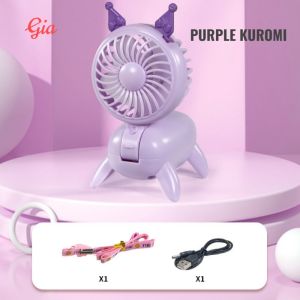 KIPAS LIPAT DUDUK SANRIO LUCU | KIPAS ANGIN PORTABLE | KIPAS ANGIN USB | KIPAS MEJA | MINI FAN | PORTABLE FAN | KUROMI | MELODY | CINAMORROL | SANRIO | CAPYBARA | LABUBU | KADO ULANG TAHUN ANAK | BIRTHDAY GIFT | KIPAS ANGIN SANRIO