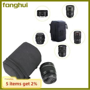 fanghui 1 Piece Photography Accessories Luxury Camera Lens Bag Pouch Case For Canon Lens Nikon Sony Olympus Fuji DSLR