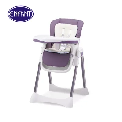 ENFANT Luxury High Chairs for Babies and Toddlers Space Saver High Chair for Baby Multifunctional Baby Feeding Chair with Adjustable Tray Easy to Clean